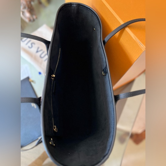 NIB M46040 Louis Vuitton Neverfull MM Monogram Empreinte Black - Picture 10 of 16